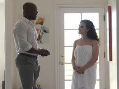 Avsugning, Brunett, Creampie, Hanrej, Långt ner i halsen, Fitta, Tonåring, Fru