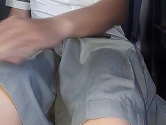 Amateur, Asiático, Coche, Fetichismo travestista, Corridas, Masturbación, Solo, Uniforme