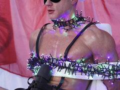 아마추어, 큰 음경, 커플, 사정 샷, 핑거링, 핸드잡, 문신