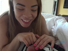 Amatør, Sort, Pik sutte, Brunette, Creme tærte, Kæreste, Pov, Sover