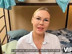 Vip4k. cougar schoolteacher plays a game with 2 schoolgirls