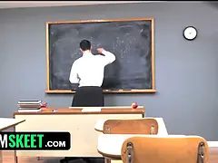 Real teacher is nuts deep inwards his best college girl