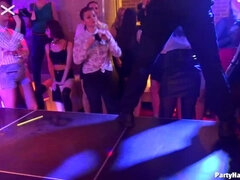 Grosse titten, Schwarz, Bekleidet, Schwanz, Küssen, Orgie, Strumpfhose, Party