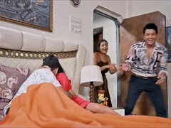 Aarzoo Indian Reality hardcore with sexy brunette desi - Double penetration