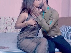 Promoting myself by sharing my wife with my boss - Naughty Indian newly married wife
