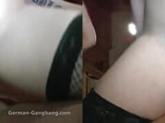 Sticky creampie and besides swallow