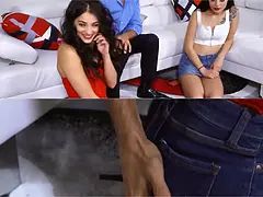 Loiroa, Morena, Hd, Mãe gostosa, Mamãe, Adolescente, Sexo grupal a três, Tetas