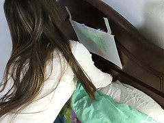 My step-sister gets stuck and fucked - buttfuck