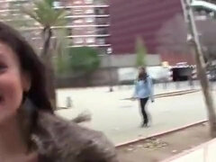 미인, 흑갈색 머리, 가슴이 큰, 사정 샷, 귀여운, 깊은목구멍, 밀프, 젖가슴