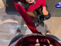 Asiatisk, Stor stjärt, Avsugning, Läder, Milf, Strumpbyxor, Pov, Rysk
