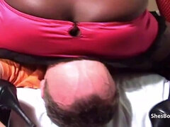 Amateur, Rostro sentado, Dominacion femenina, Interracial, Lamidas, Amante, Coño, Afeitado