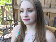 Blonde, Lactation, Orgasme, De plein air, Enceinte, Chatte, Rasée, Mouillée