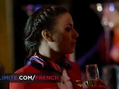 Lepotice, Fafanje, Rjavolaska, Evropska, Stevardesa, Dokolenke, Joške, V uniformi