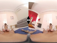 Oiled up Mom at POV VR Yoga Class(2K)60fps - Big ass
