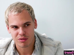 Hispanic shemale enjoys hard core butt fucking sex