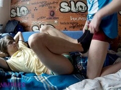 Amatoriale, Schizzo di sborra, Piedi, Gay, Ragazza