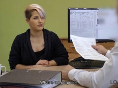 면접, 오랄섹스, 커플, 음경, Hd, 사무실, 짧은 머리, 청소년