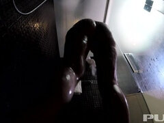 Bundão, Peitos grandes, Loiroa, Ducha chuveiro, Tatuagem, Molhadoa