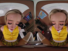 Final VR Conk Test Before Date - Fuck Your Hot Blonde College Friend Hailey Reid XXX Parody VR Porn