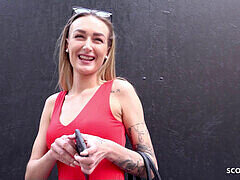 Grande cazzo, Prima volta, Tedesca amatoriale, Piccola, Tette