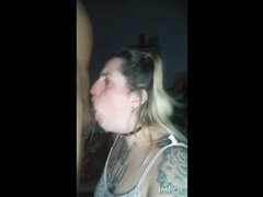 Brunilove and Deepvane in a Sloppy Blowjob Session