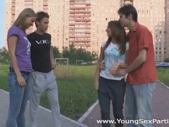 Par, Komme i munden, Sædskud, Komme på ansigtet, Firkanter, Gruppe, Hd, Orgie