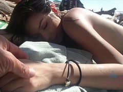 素人, デカ尻, ビキニ, 指いじり, ヒール, オナニー, ガリガリ, バイブレーター