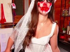 Halloween, costume, socola