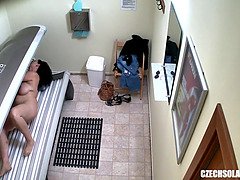 Cseh, Hd, Házi készítésű, Érett koros, Nyilvános, Valóság, Szolárium, Egyedül