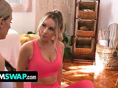 Stepmomswap: Stepson gets a hardcore orgy with kinky stepmom and her big tits and big ass