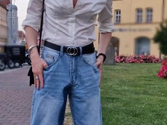 Amatéri, Nemecké, Ladyboy, Vonku, Pissing, Na verejnosti, Shemale