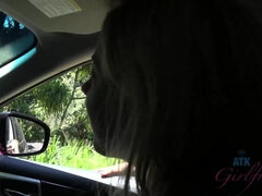 You see a lot of stuff on the road to Hana-including Haley sucking yo