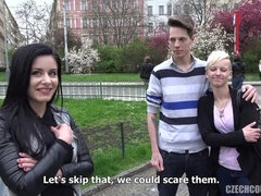 Velké kozy, Blondýna, Brunetka, České, Hardcore, Výprask, Peníze, Krátké vlasy