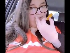 SSBBW Endulges in a Sexy Burger King Stuffing