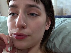 Oral session with super sexy Lana Smalls - POV blowjob and pussy licking