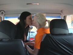Mature Jasmine Jae and Lexi lick each other's pussies