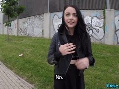 Public Agent (FakeHub): British Babe Gets Creampied Outdoors