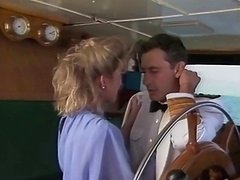 C&y Evans & John Leslie on a boat....