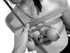 Anal hook bondage, shibari, tied up