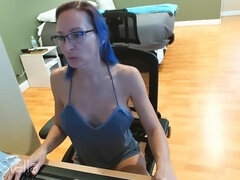 CAMMING E16: The Best Part of Waking Up is Busty MILF Stella in Your Bowl (Free Full-Length Porn)