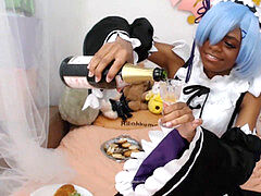 21st birthday first-ever webcam Show Dressed as Rem