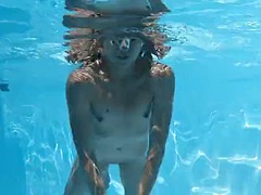 The hottest tightest little babe Bonnie Dolce underwater