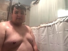 Chubby boy shower