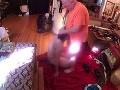 Old guy hates fucking cum fucks old guy rough for 5 dollars on Goho cam