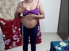 Desperate Indian bhabhi exposes herself to adult film producer for a chance to get fingered and fucked on camera!