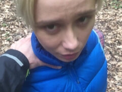Smallish Russian Teenager Pounded in Jaws by Stranger in Woods!