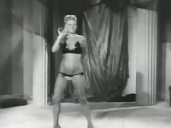 Blonde Dancer Shows off Her Curves (1950s Vintage)