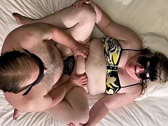 BBW sex in clothes with Sirens Delight and Borr