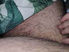 Step mom hand on step son belly wants to go down on dick