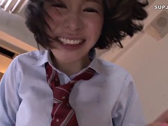 Riku Minato and Hitomi Fujiwara  REAL-526 Reduced Mosaic Cute double cum slut from Gokkun